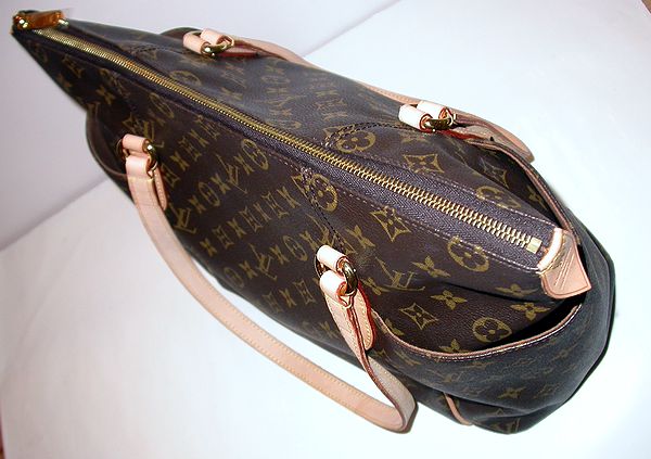 LOUIS VUITTON◇トータリーMM_モノグラム・キャンバス_BRW/PVC/BRW