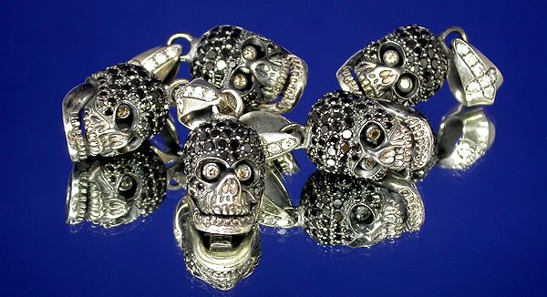 エス・コニシ SKULL COLLECTION スカル ペンダント トップ ①/②/③