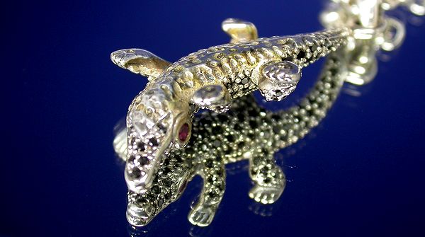 エス・コニシ PENDANT COLLECTION ワニ ペンダント トップ ネックレス①②③④⑤