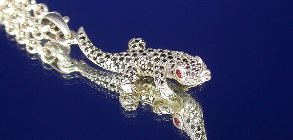 エス・コニシ PENDANT COLLECTION ワニ ペンダント トップ ネックレス①②③④⑤