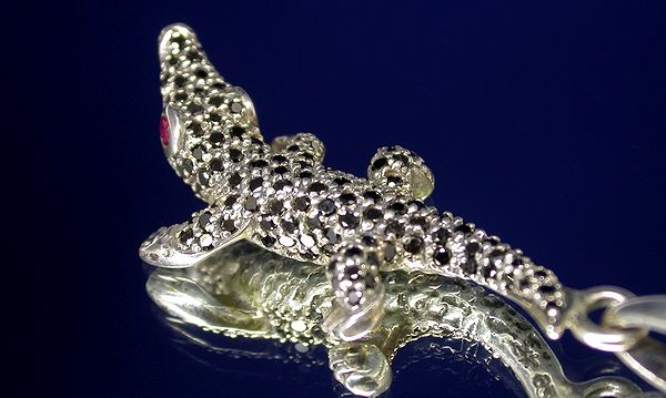 エス・コニシ PENDANT COLLECTION ワニ ペンダント トップ ネックレス①②③④⑤