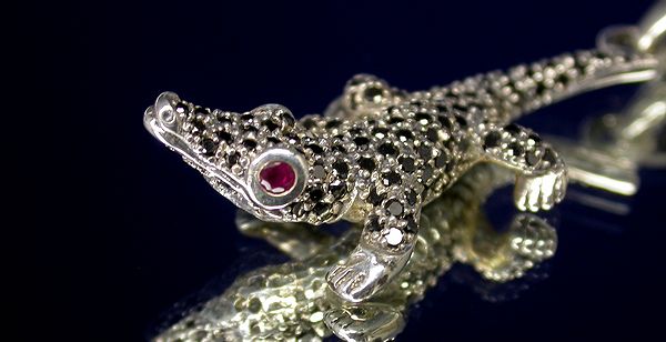 エス・コニシ PENDANT COLLECTION ワニ ペンダント トップ ネックレス①②③④⑤