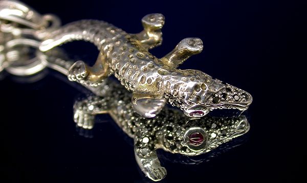 エス・コニシ PENDANT COLLECTION ワニ ペンダント トップ ネックレス①②③④⑤