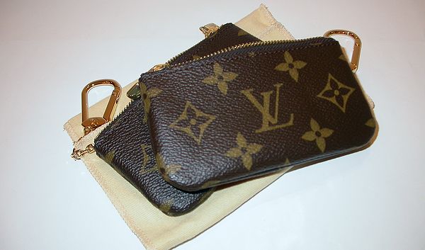 中古】LOUIS VUITTON ポシェット クレ キーリング付き コインケース